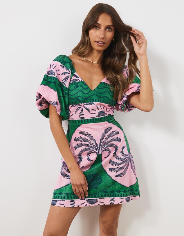 Atmos&Here Maldives Linen Blend Mini Dress