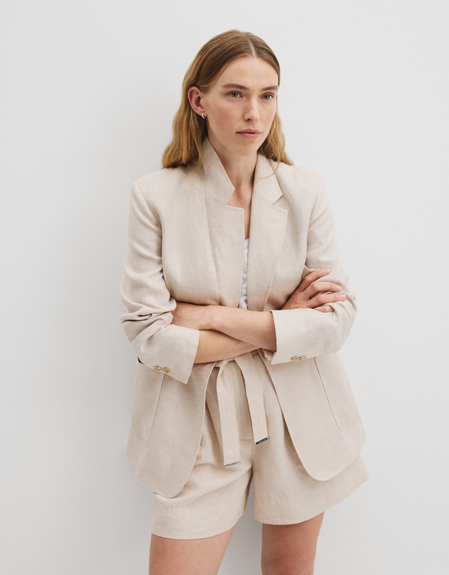 Country Road Relaxed Fit Linen Blazer
