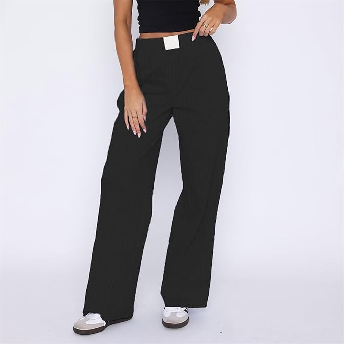 Cotton Linen Wide Leg Pants with Pockets