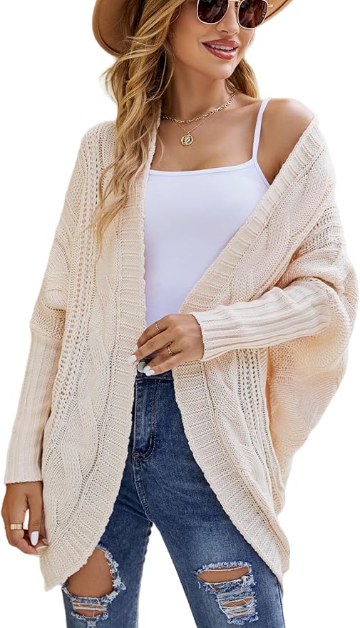 Oversized Long Knit Cardigan